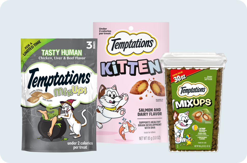 2 / $5 Temptations Cat Treats 3 oz. bags